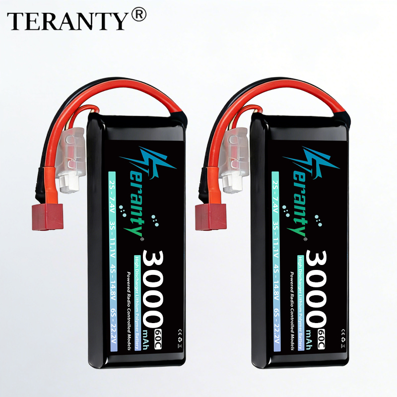 Drone Battery Connector - TERANTY 2S 3000mAh Lipo Batterij 7.4V