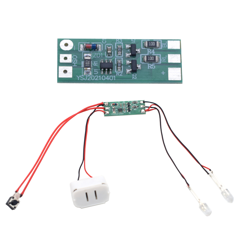 Drone Battery Alarm - 3-12V Strobe Knipperende Module Rood Blauw