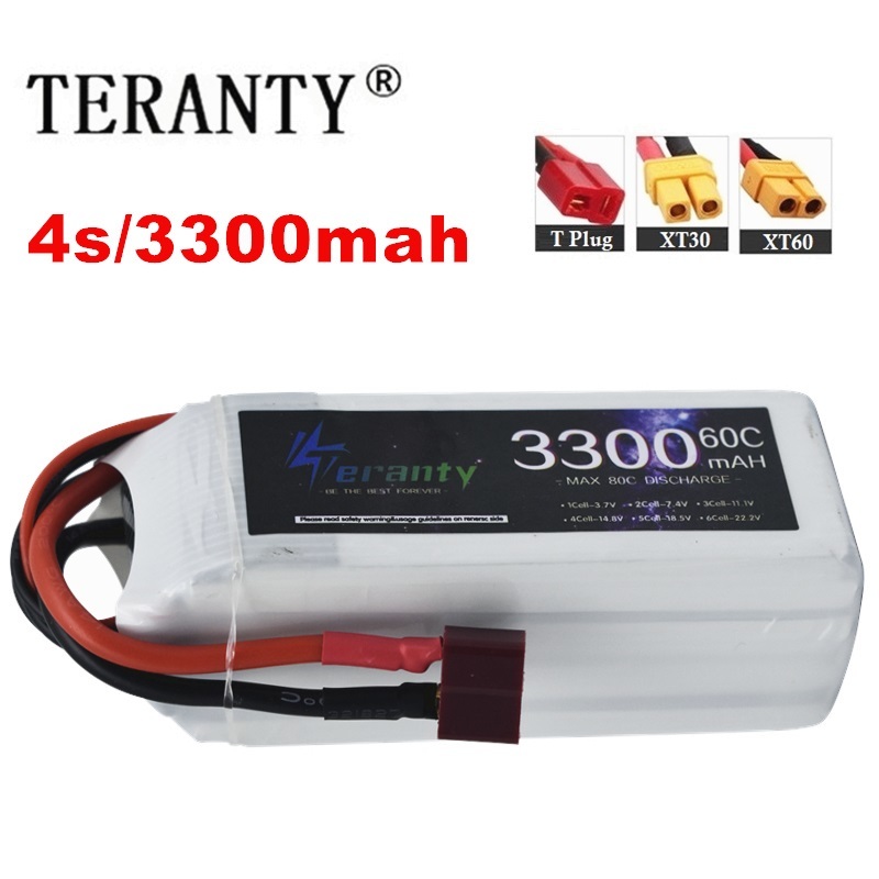 Drone Battery Connector - Lipo Oplaadbare Batterij 4S 3300Mah 60c