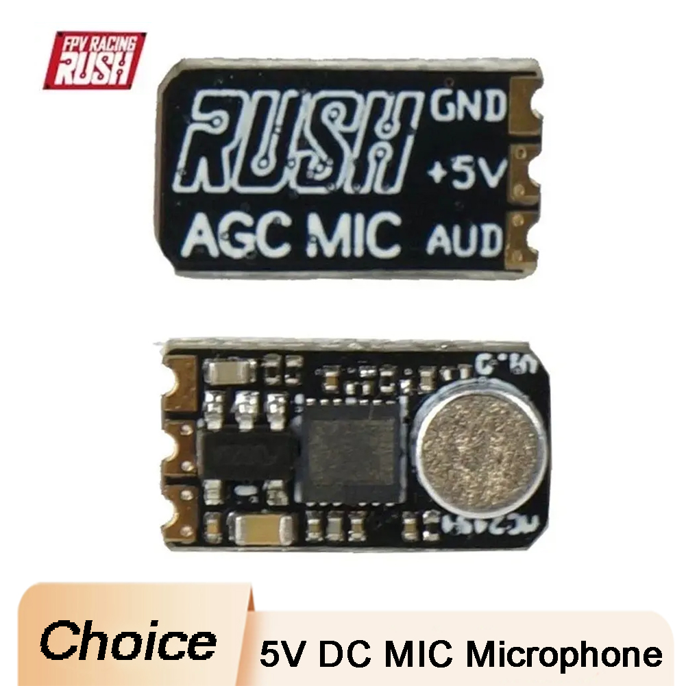 Drone Battery Plate - RUSH AGC-microfoon 5V DC MIC voor