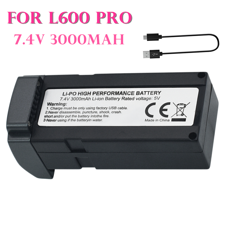 Drone Battery Li-Ion - Originele L600 PRO 7.4V 3000MAH Drone