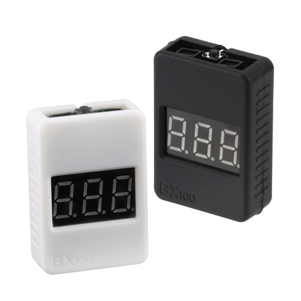 Drone Battery Voltage Checker - BX100 1-8S Lipo Batterij Spanningstester Laagspanningszoemer