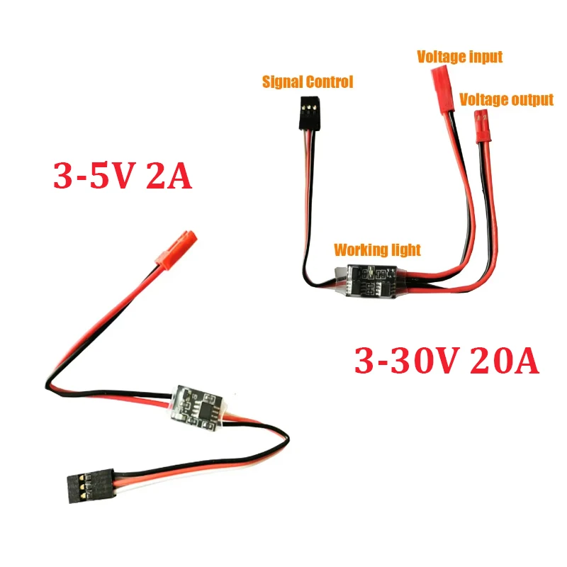 Drone Battery High Voltage - 2-20A Hoge Stroom Afstandsbediening Elektronische Schakelaar