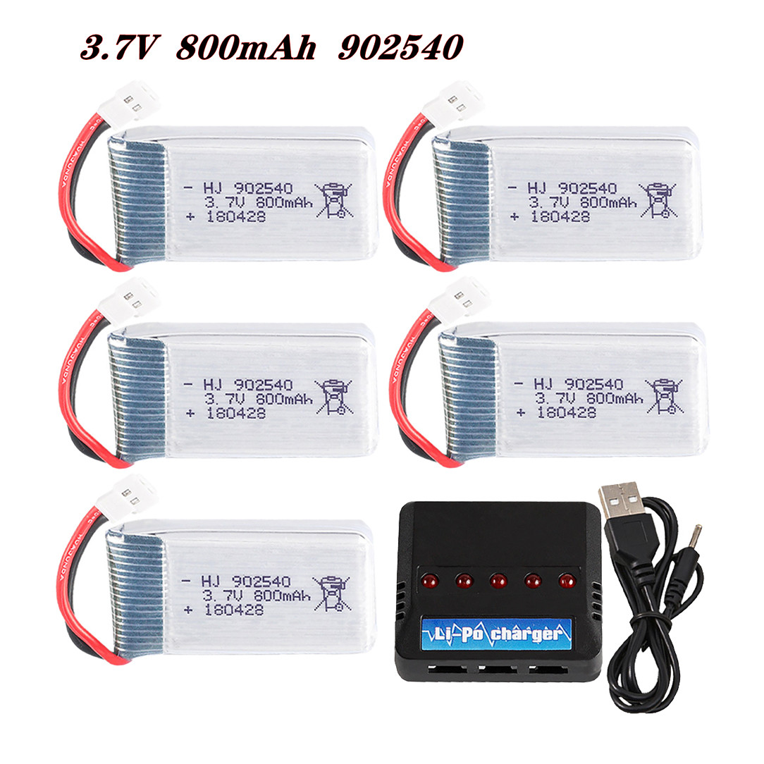 Drone Battery Lipo - 3.7V 800mAh 902540 25C Lipo Batterij
