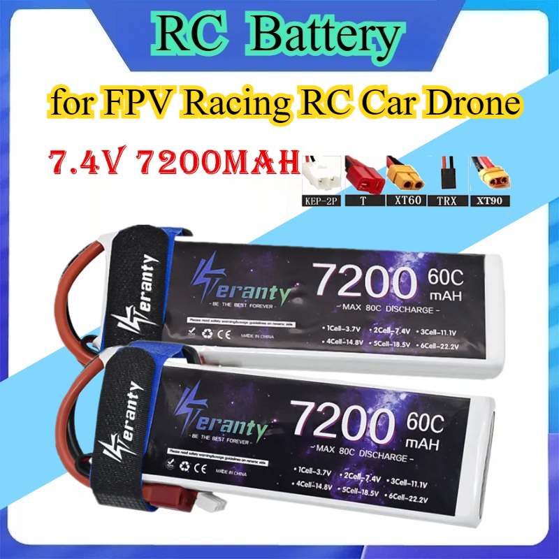 Upgrade 2S 7.4V 7200mAh 60C 6S - Drone Battery 6S recensie en prijs