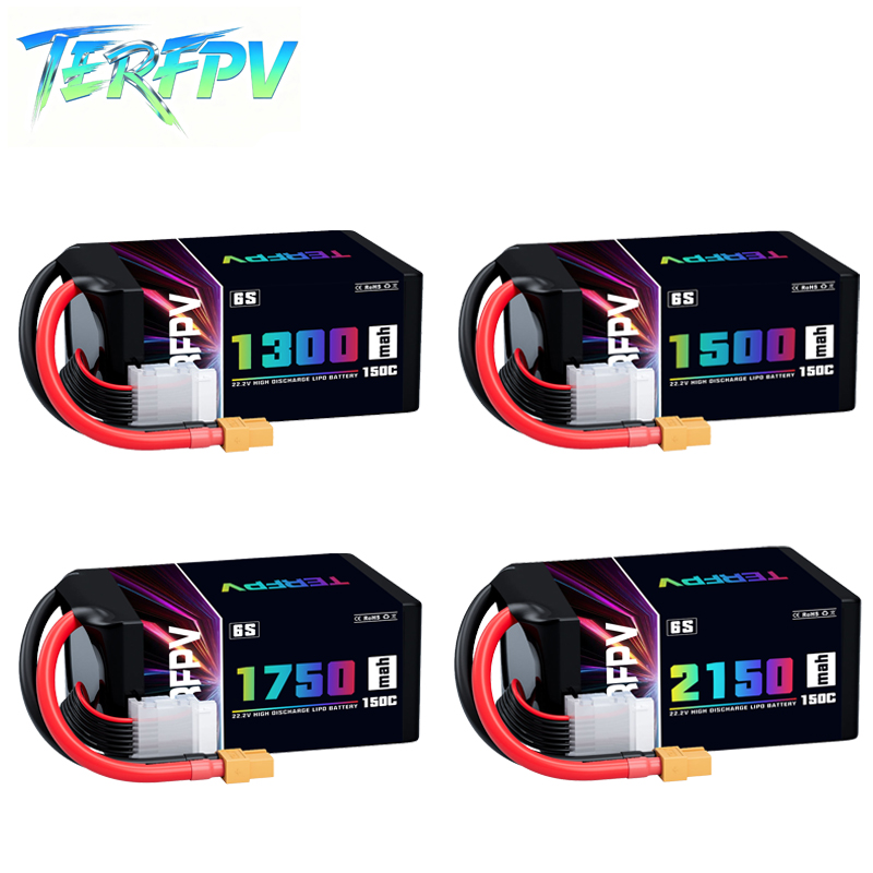 TERFPV Lipo Batterij 6S 22.2V  - Drone Battery 6S recensie en prijs