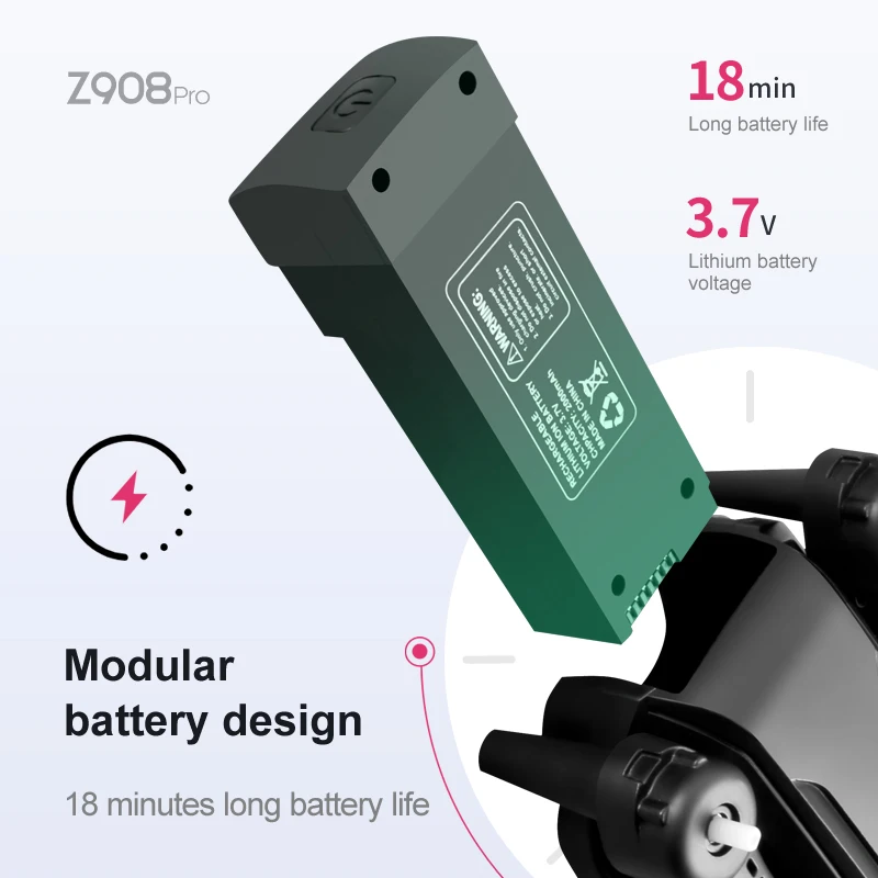 Z908 Pro Max Dron Batterij 3.7 - Drone Battery Lipo recensie en prijs