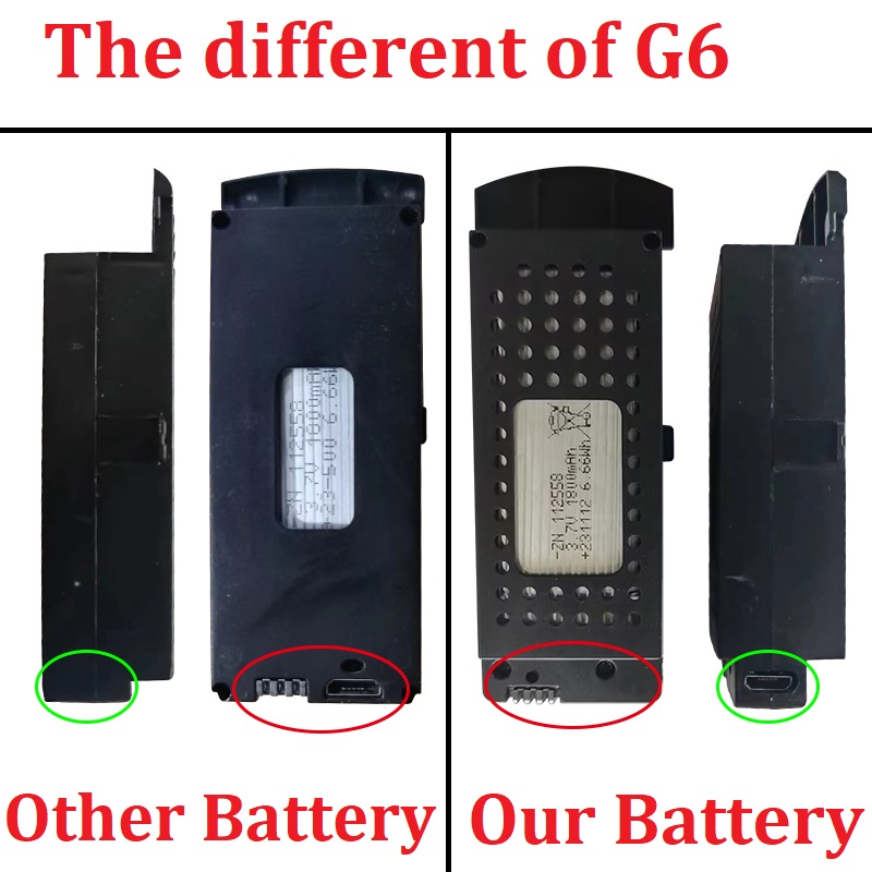 Q6 Drones Batterij 3.7V 3000mA - Drone Battery Li-Ion recensie en prijs