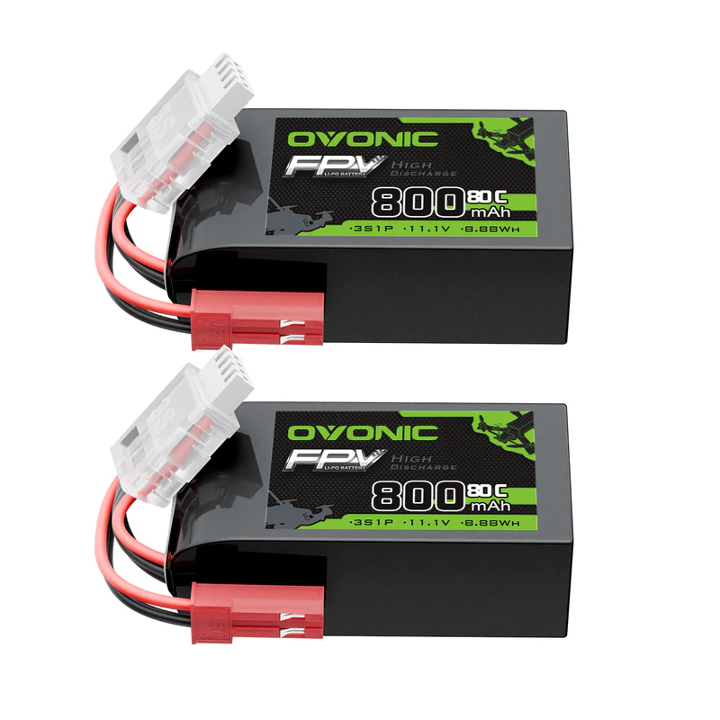 OVONIC 11.1V 80C 800mAh 3S LiP - Drone Battery Bag recensie en prijs