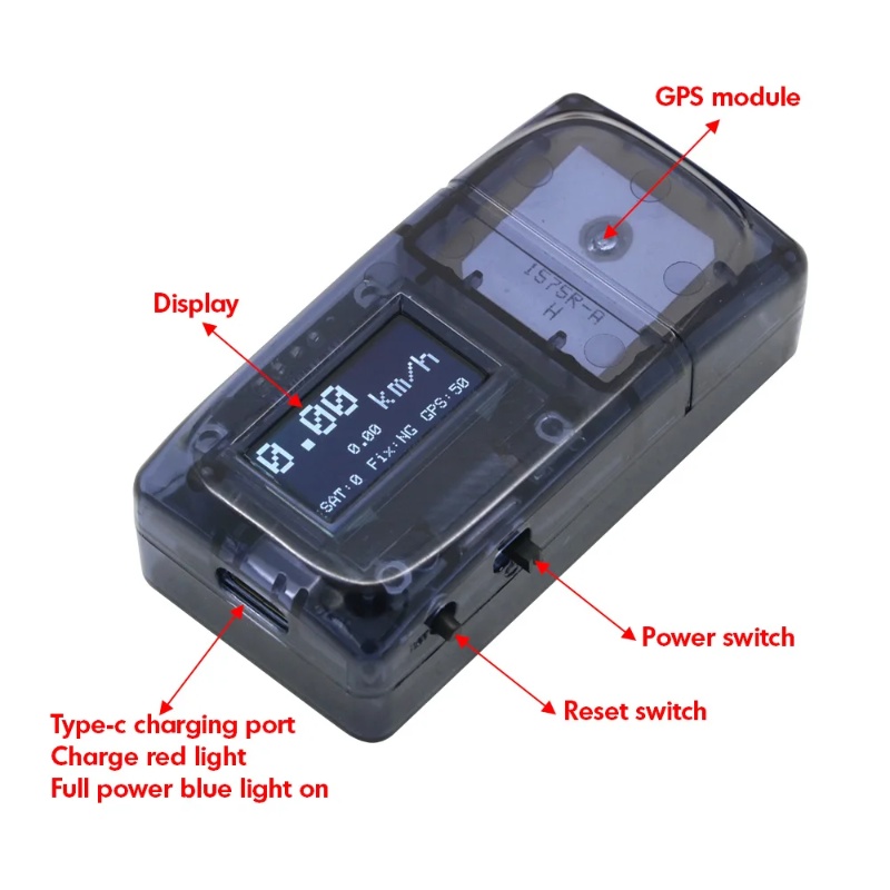 ZMR GPS Snelheidsmeter RC Dron - Drone Battery Plate recensie en prijs