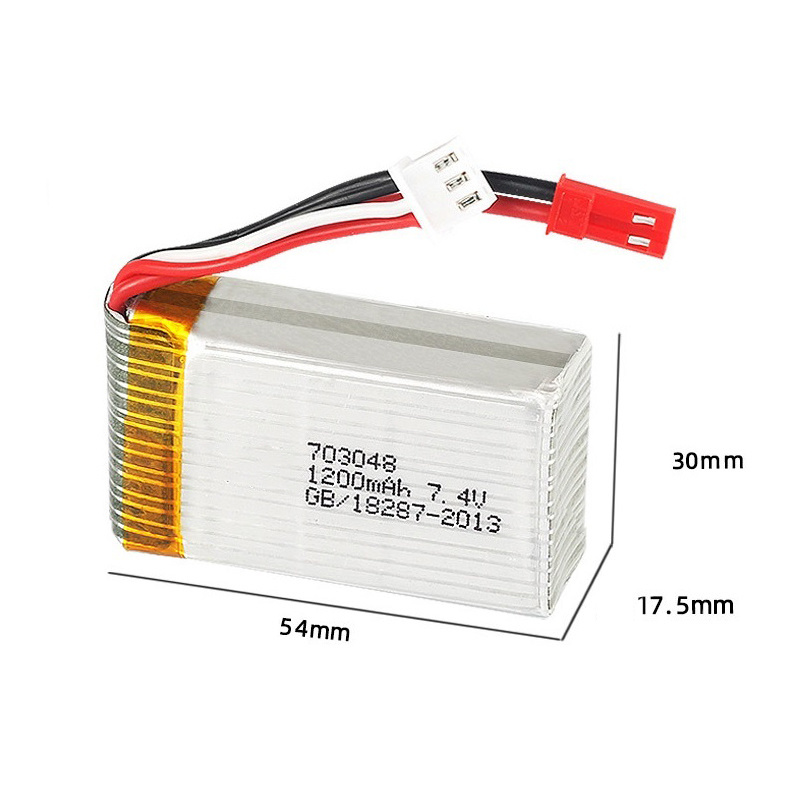 Lipo-batterij 2S 7,4V 1200mAh  - Drone Battery Connector recensie en prijs