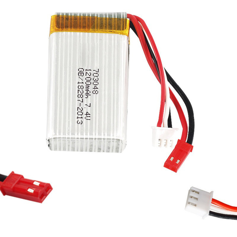 Lipo-batterij 2S 7,4V 1200mAh  - Drone Battery Connector recensie en prijs