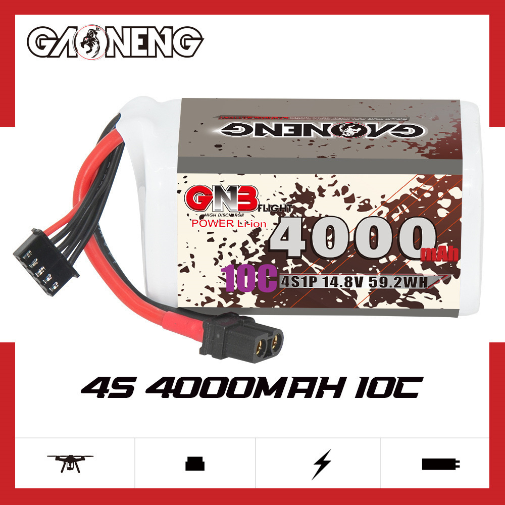 GNB 4000mAh 4S 14.8V 10C 20C M - Drone Battery Plate recensie en prijs