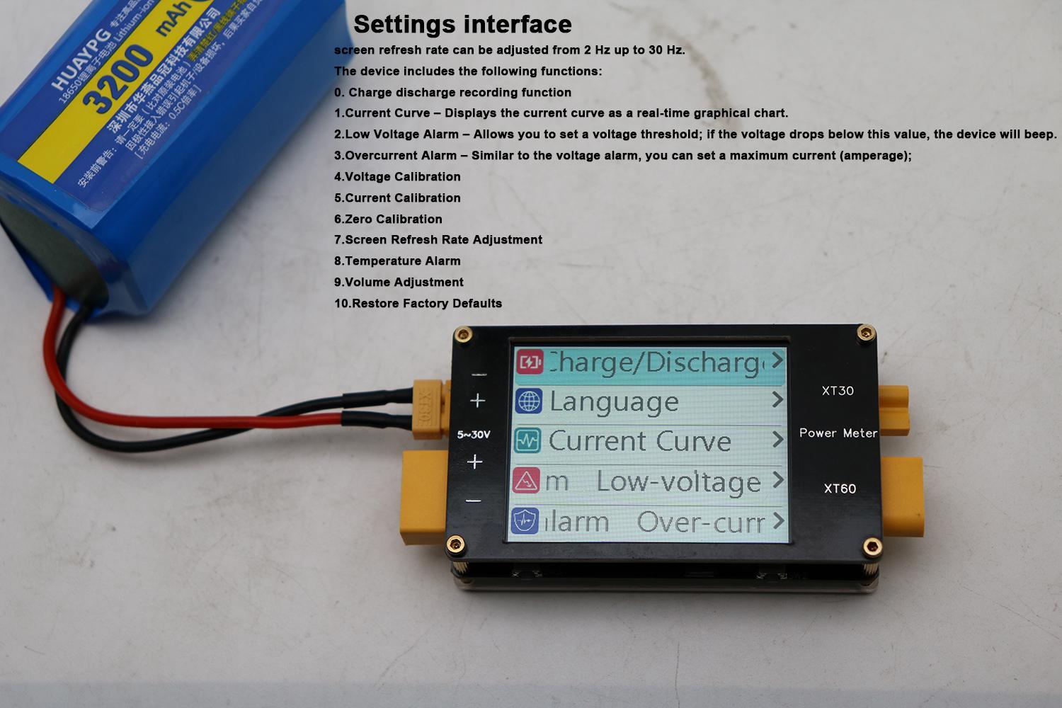 2.4Inch Display Power Meter XT - Drone Battery Voltage Checker recensie en prijs