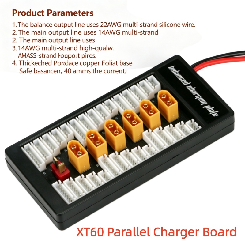 6-in-1 XT60 Parallelle Laadpla - Drone Battery Parallel Board recensie en prijs
