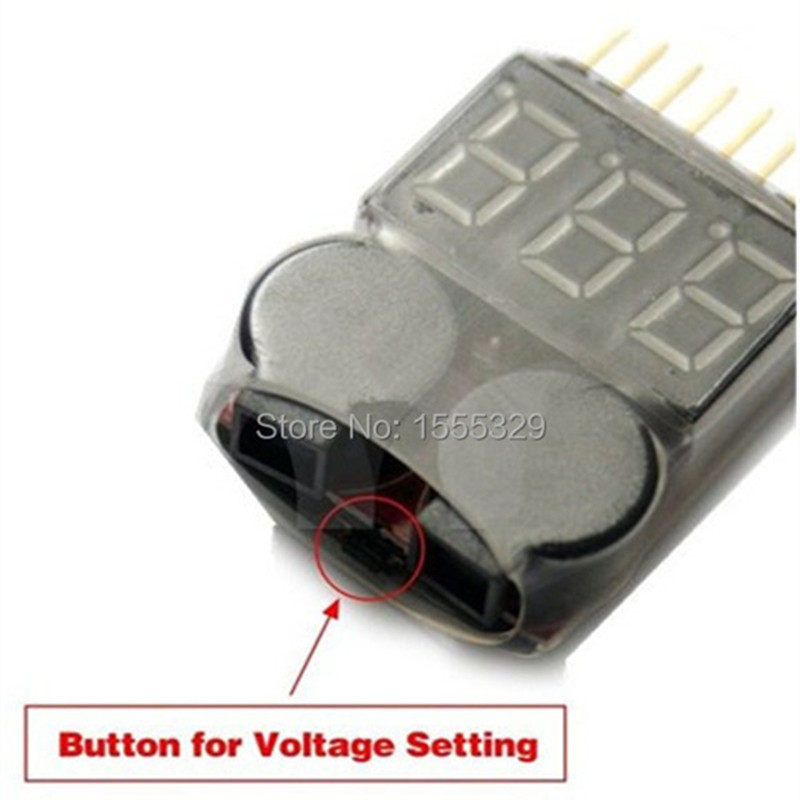 2 Stuks 1S-8S LiPo Batterij Vo - Drone Battery Voltage Checker recensie en prijs