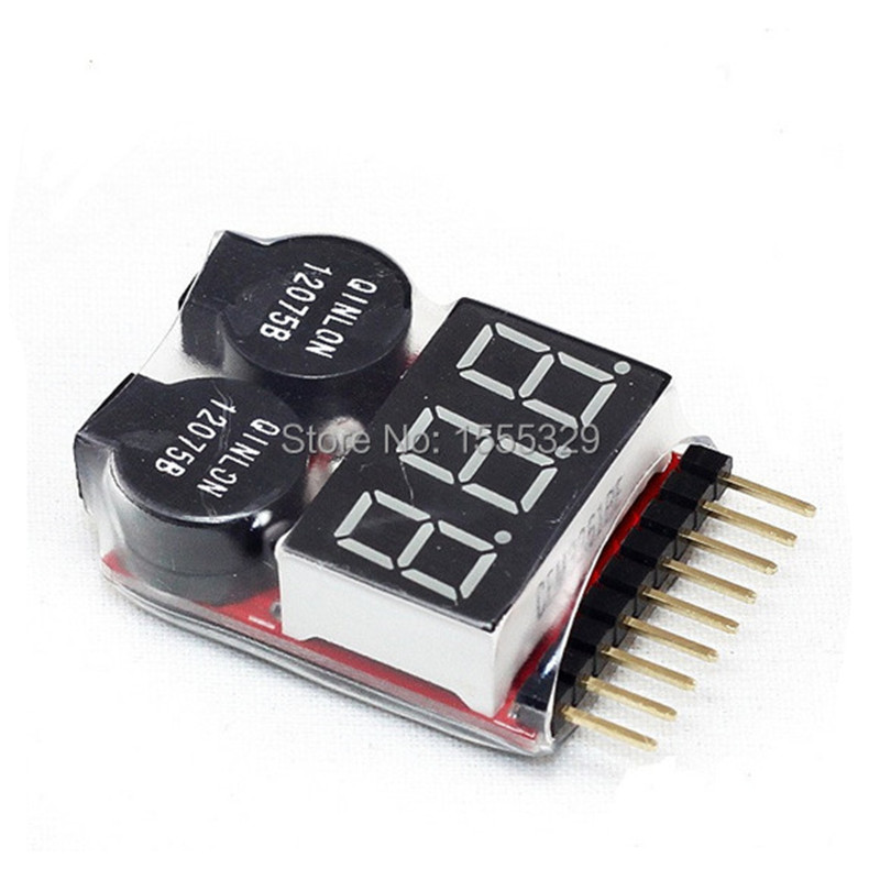 2 Stuks 1S-8S LiPo Batterij Vo - Drone Battery Voltage Checker recensie en prijs