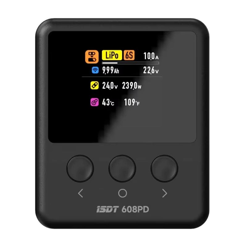 ISDT 608PD DC 240W/10A USB C 1 - Drone Battery Smart recensie en prijs