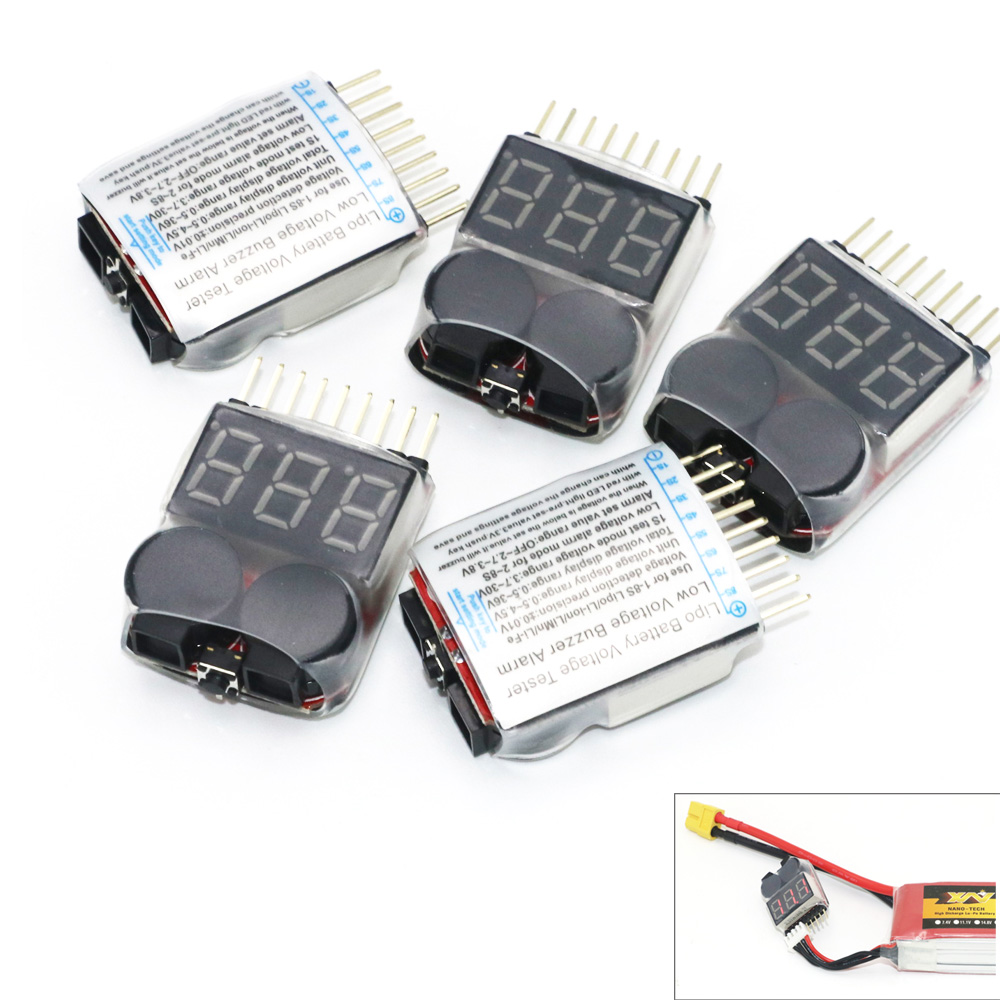 Lipo Batterij Voltage Tester V - Drone Battery Alarm recensie en prijs