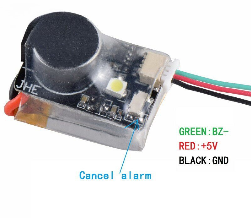 J110dB Luide FPV-zoemer Verlor - Drone Battery Alarm recensie en prijs