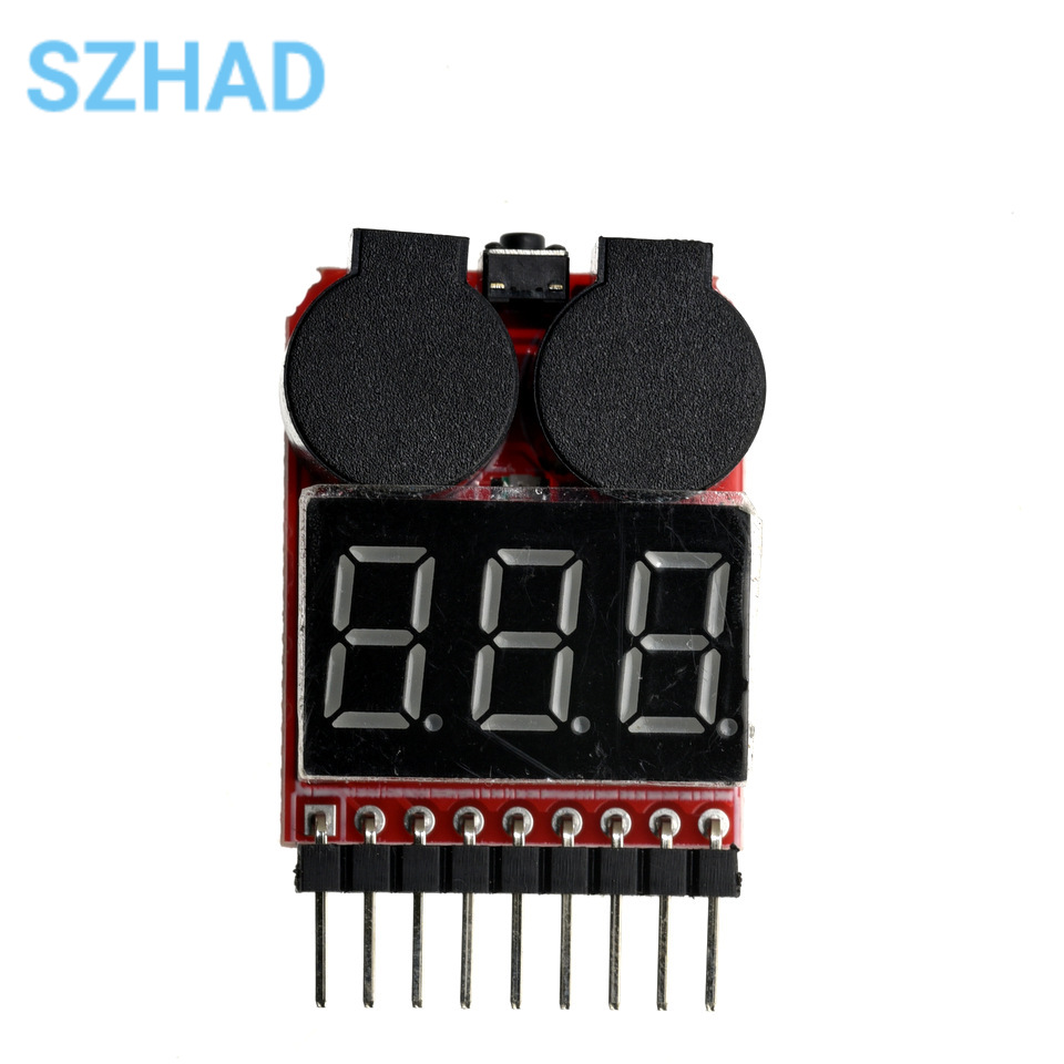 1-8S LiPo Batterij Spanningsme - Drone Battery Voltage Checker recensie en prijs