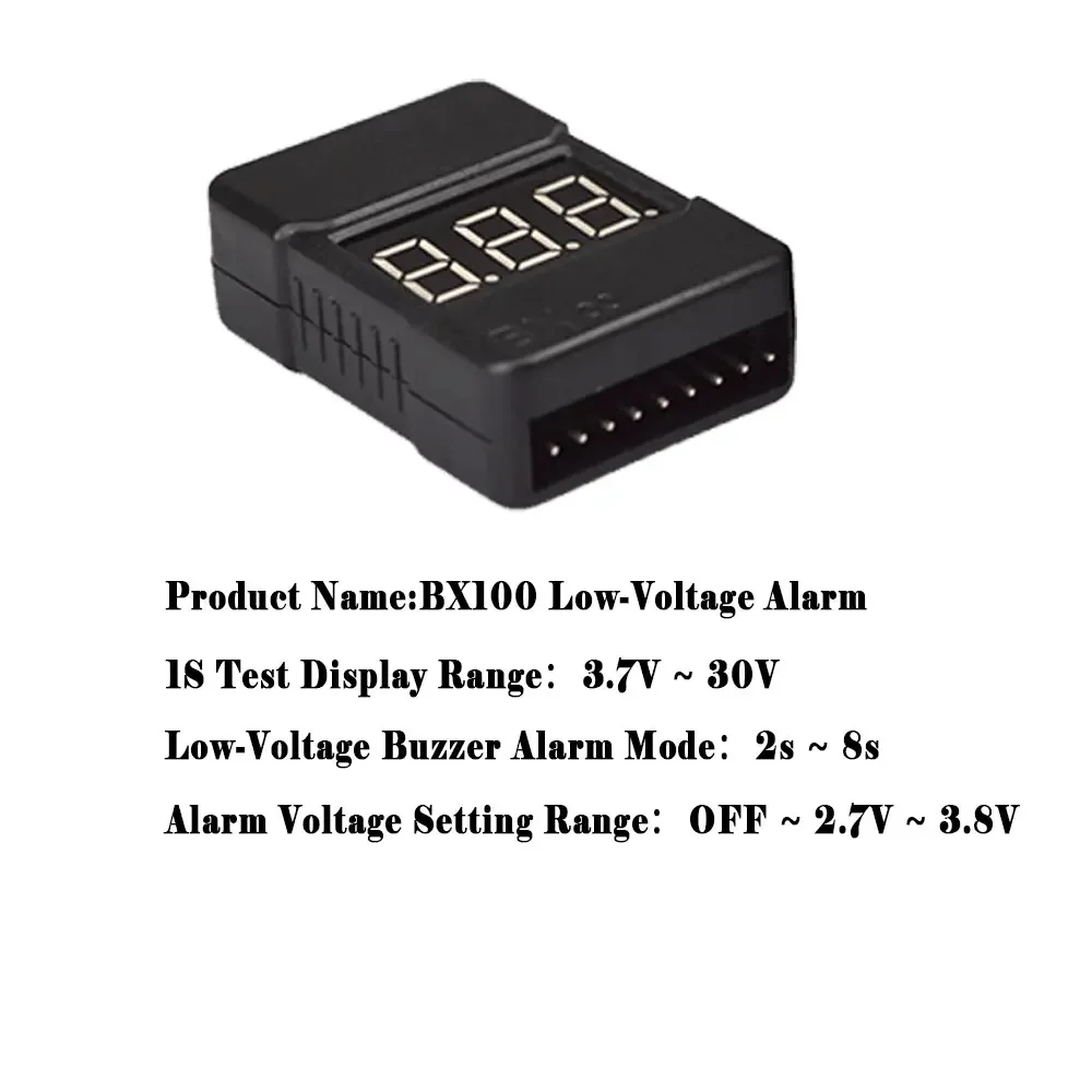 BX100 1-8S Lipo Batterij Volta - Drone Battery Alarm recensie en prijs