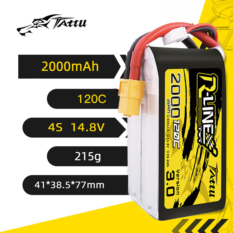 Hot Tattu R-LINE 3.0 120c 2000 - Drone Battery 4S recensie en prijs