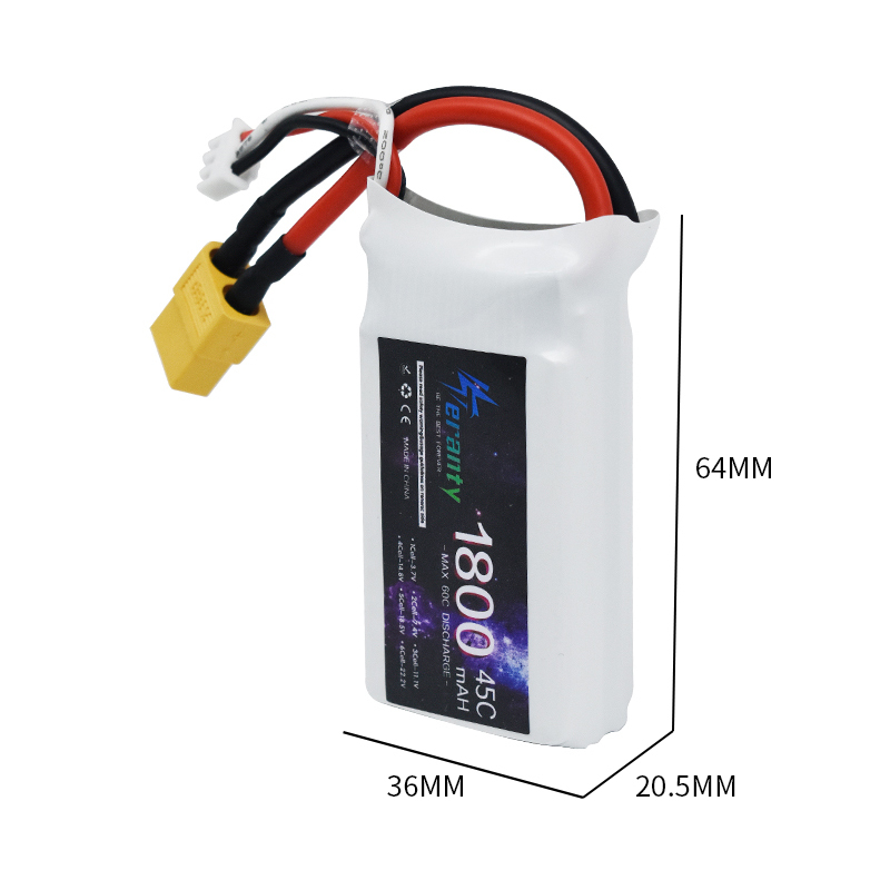 7.4V Lipo Batterij 2S 1500Mah  - Drone Battery Li-Ion recensie en prijs