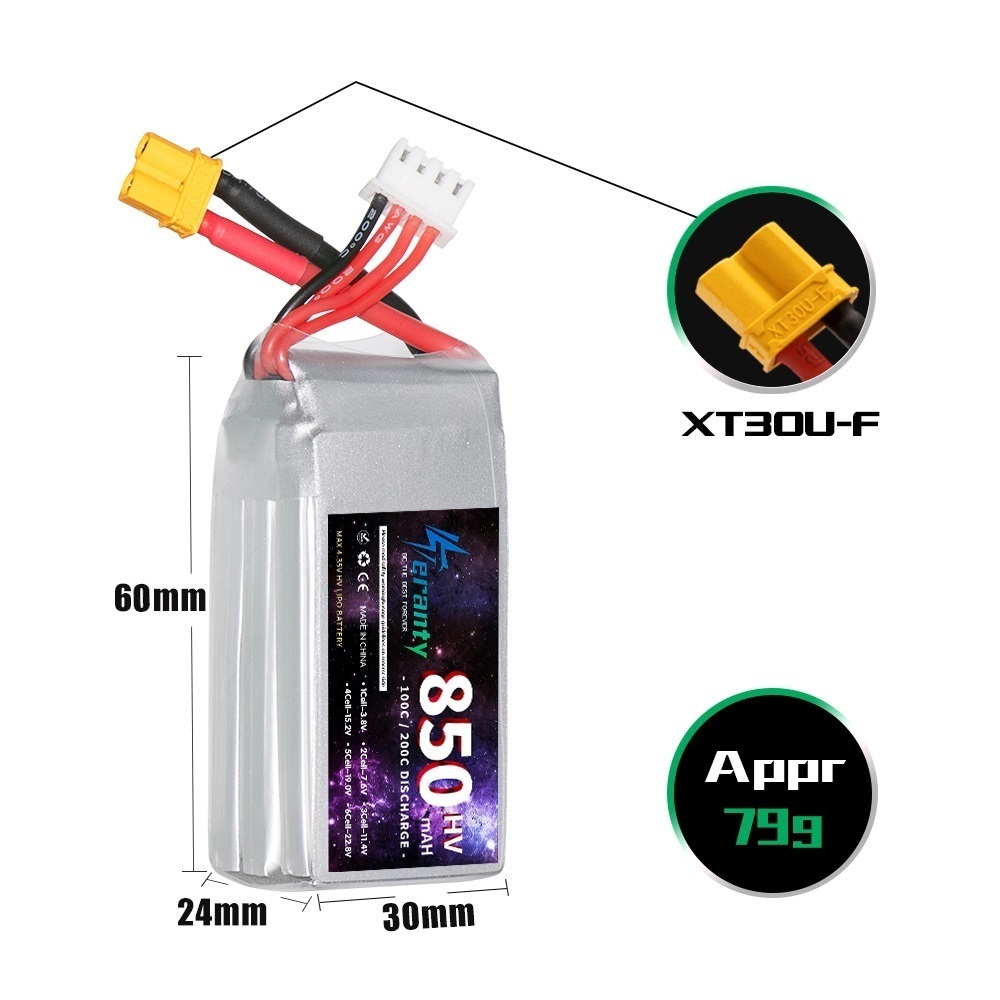 1/2/3PCS TERANTY 3S 11.4V Lipo - Drone Battery 3S recensie en prijs